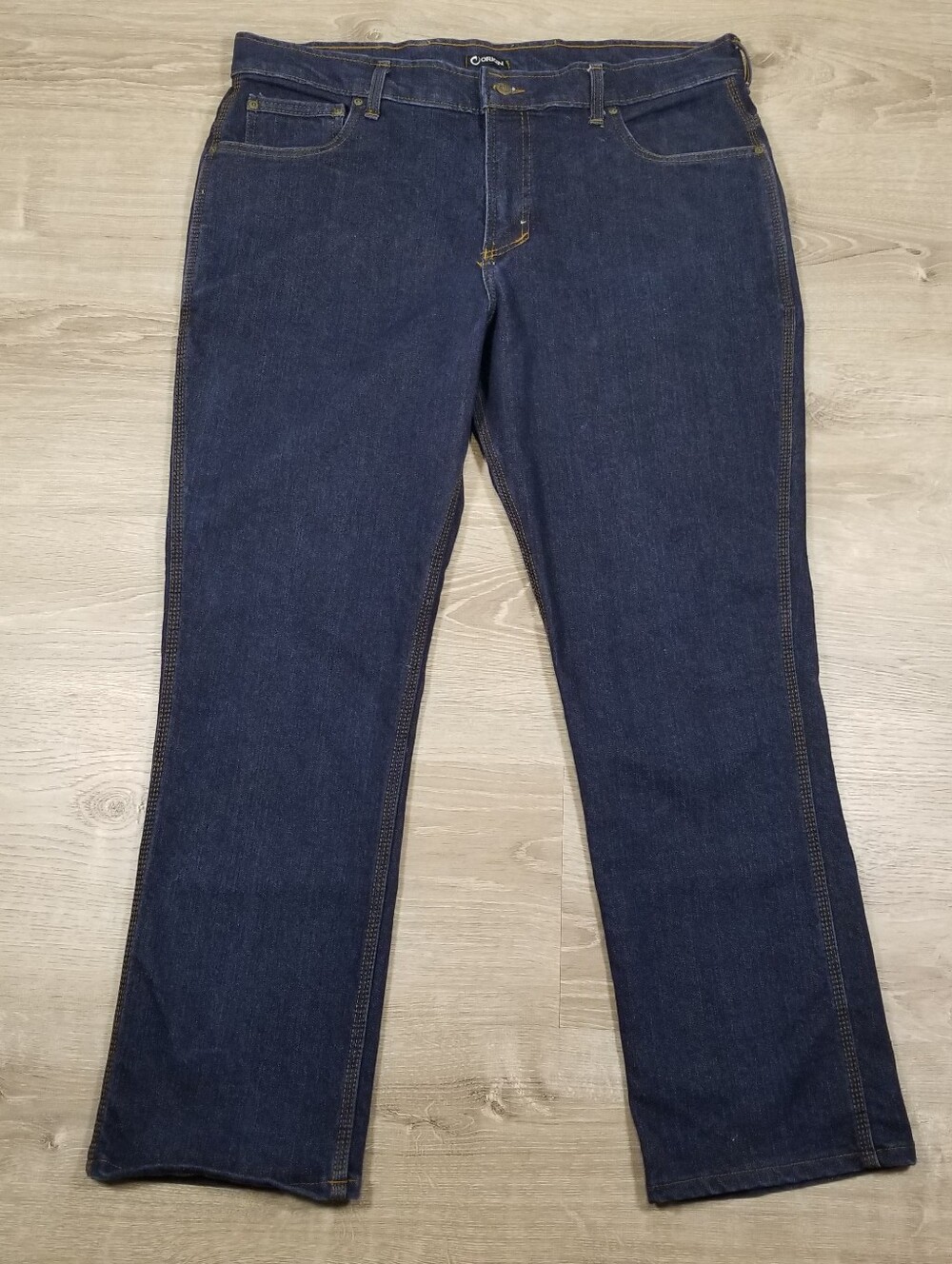 Origin Legit Fit Jeans Men's 40x32 Dark Wash Straight Leg Flex Made in USA